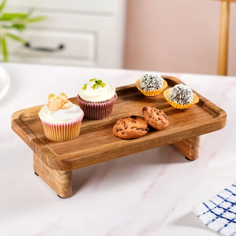 10-Inch Multi-Use Wooden Display Riser For Home Or Tabletop 1