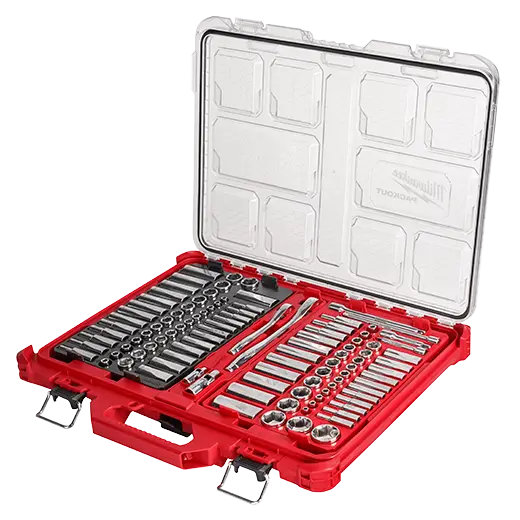 106-Piece Metric & Sae Socket And Ratchet Set With Packout Organizer 1