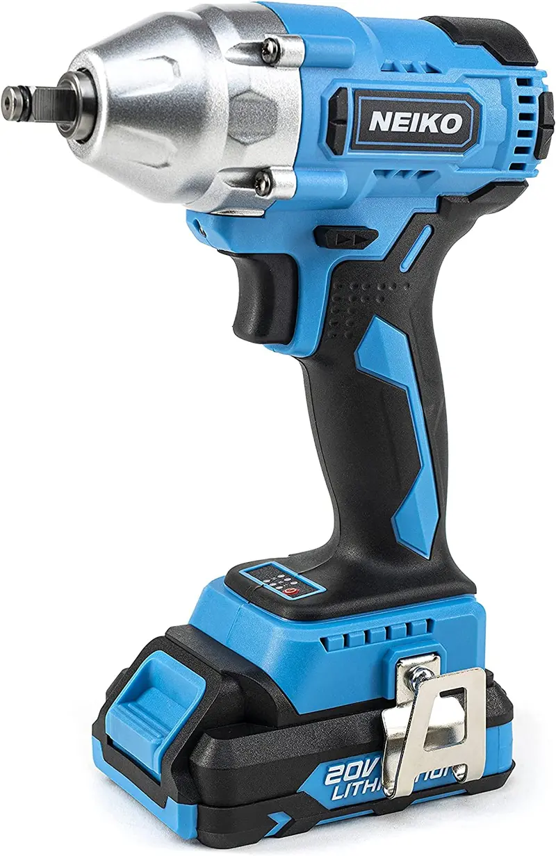 3/8" Brushless Cordless Impact Wrench – 185 Ft-Lb Torque, 20V Li-Ion Battery, Built-In Led Light 1