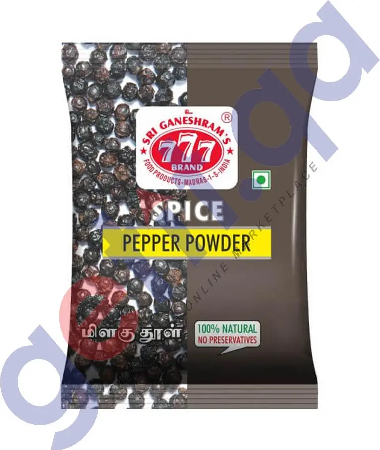 777 Black Pepper Powder – Finely Ground (60 G) 1
