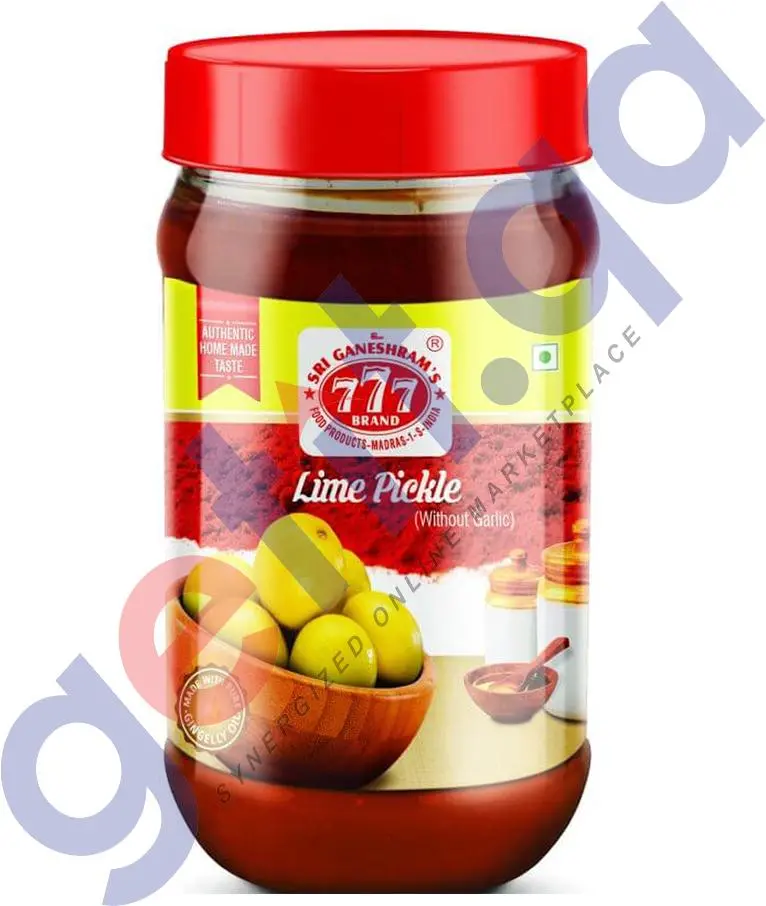 777 Lemon Pickle – Authentic South Indian Style (300 G) 1