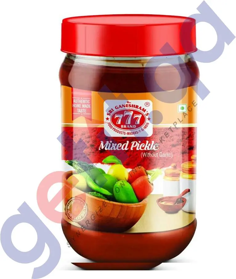 777 Mixed Vegetable Pickle – Classic South Indian Spice Blend, 300G 1
