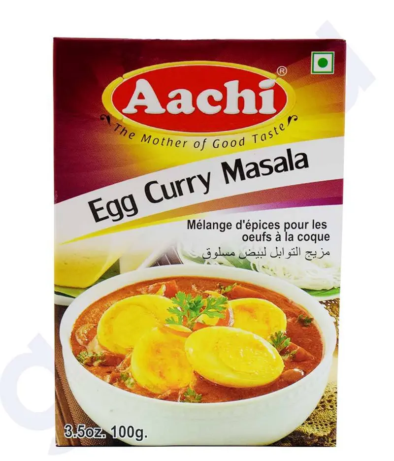 Aachi Egg Curry Masala – Aromatic Spice Blend For Quick & Hearty Egg Dishes (100G) 1