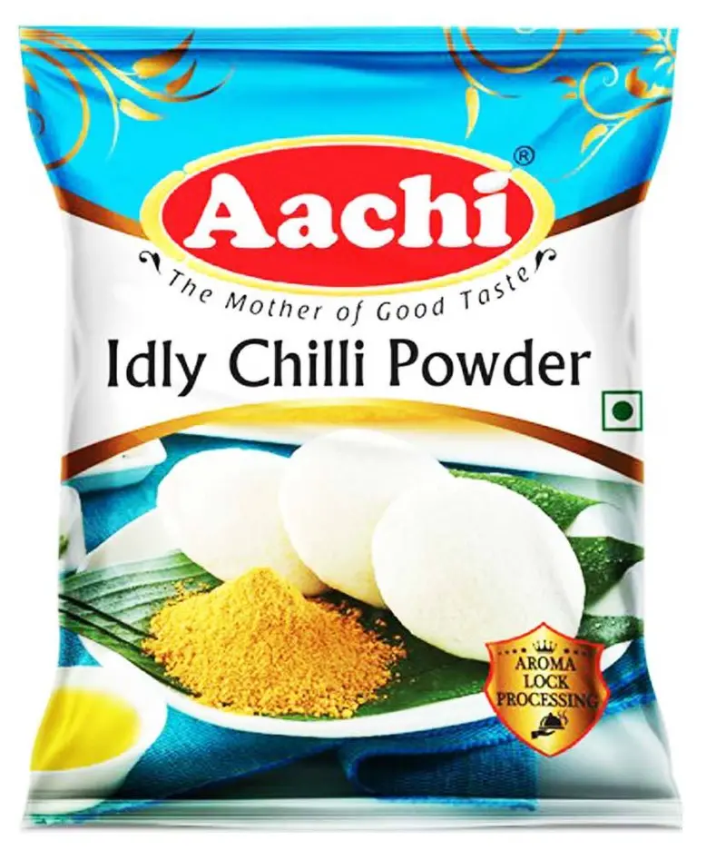Aachi Idli Chutney Powder – Roasted, Spiced Topping For South Indian Breakfasts (100G) 1
