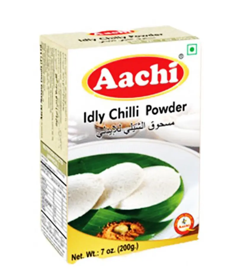 Aachi Idli Chutney Powder – Spicy, Roasted Topping For Steamed Rice Cakes (200G) 1
