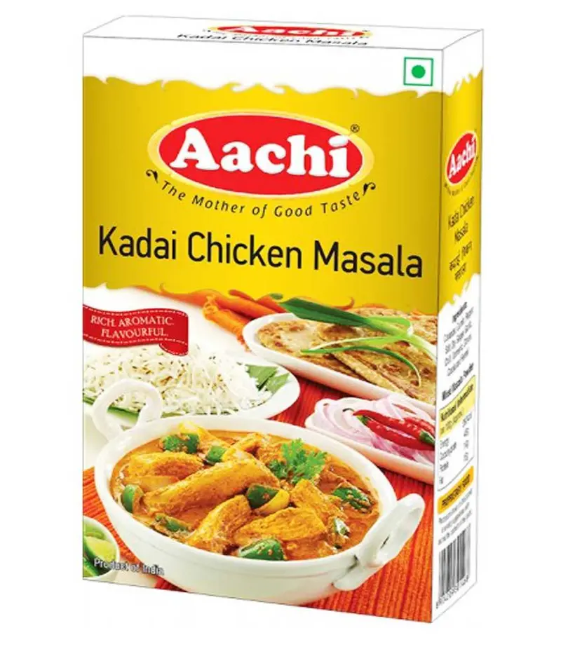 Aachi Kadai Chicken Spice Mix – Traditional 100G Formula 1
