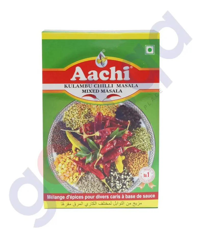 Aachi Kulambu Chilli Powder – Balanced Mixed Masala For Tangy South Indian Stews 1