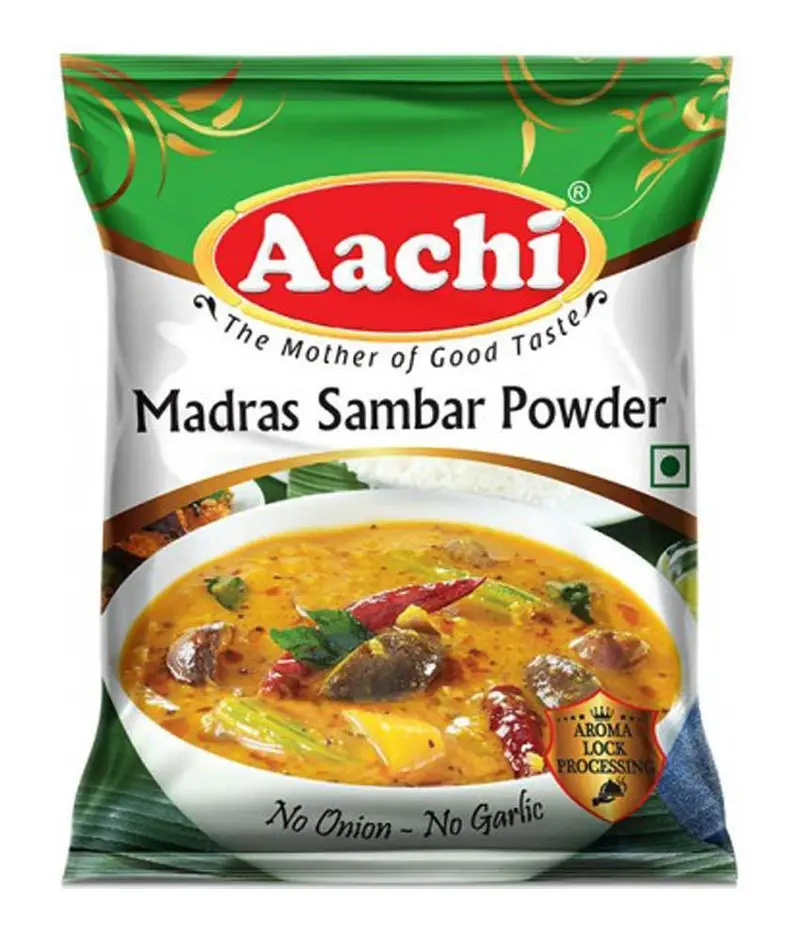Aachi Madras Sambar Powder – Regional Variant With Enhanced Depth & Heat (200G) 1