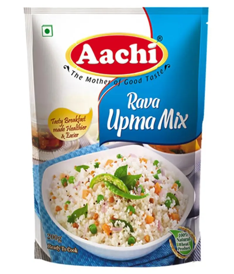 Aachi Rava Upma Mix, Instant Semolina Breakfast Blend, 200G 1