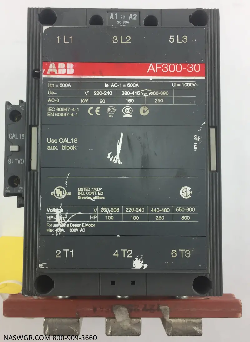 Abb Af300-30 Three-Pole Ac Contactor 1