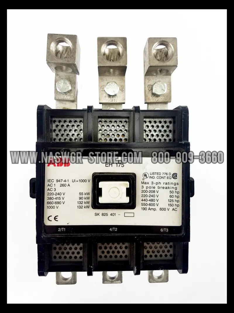 Abb Eh175 High-Performance Nema Size 3 Contactor 1