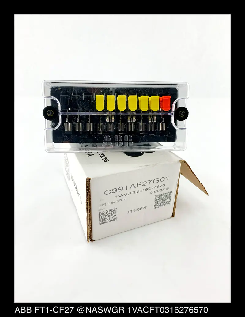 Abb Ft-1 C991Af27G01 Flexitest Test Switch — 10-Pole, Isolation & Diagnostic Use 1