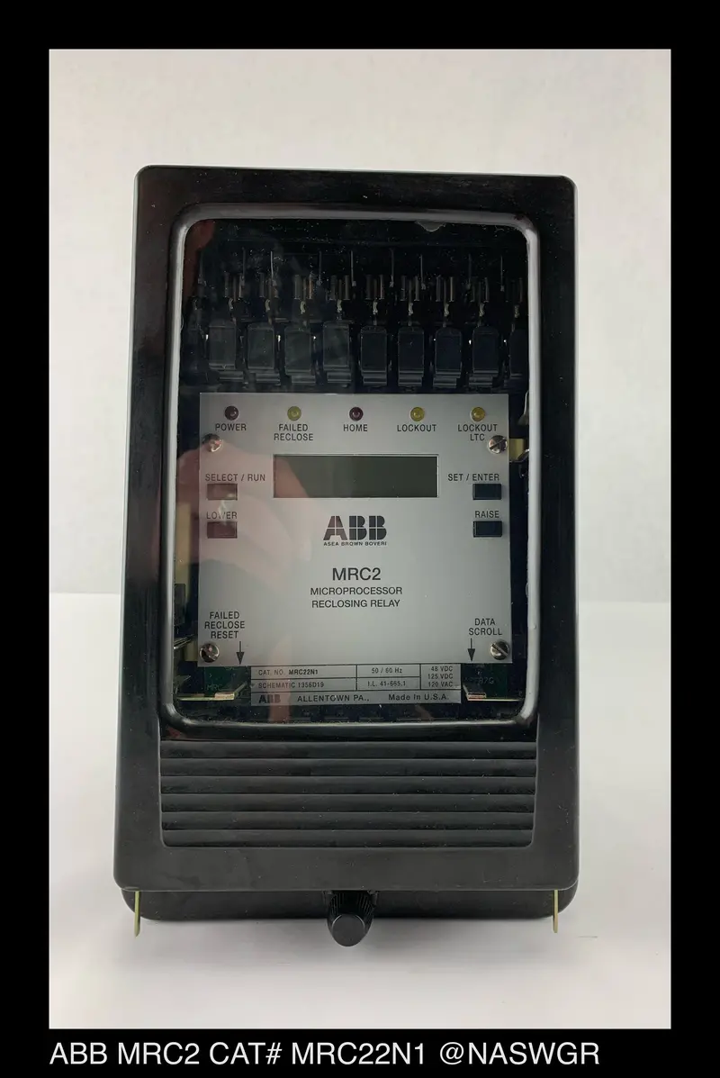 Abb Mrc22N1 Microprocessor-Based Reclosing Relay – Digital Control & Diagnostics 1