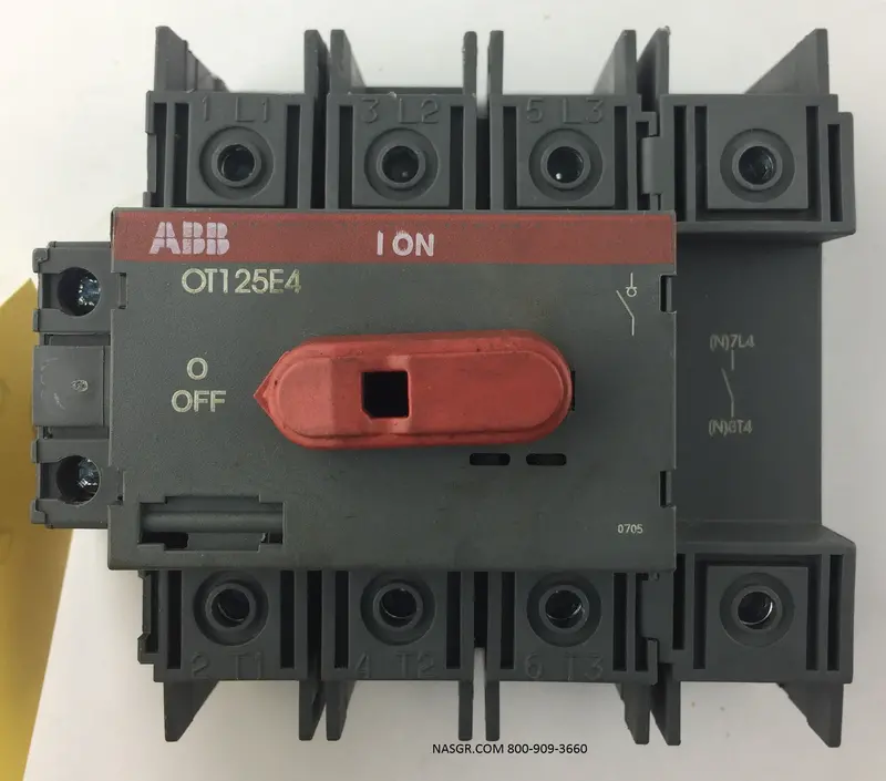 Abb Ot125Ea Three-Pole Motor Starter 1