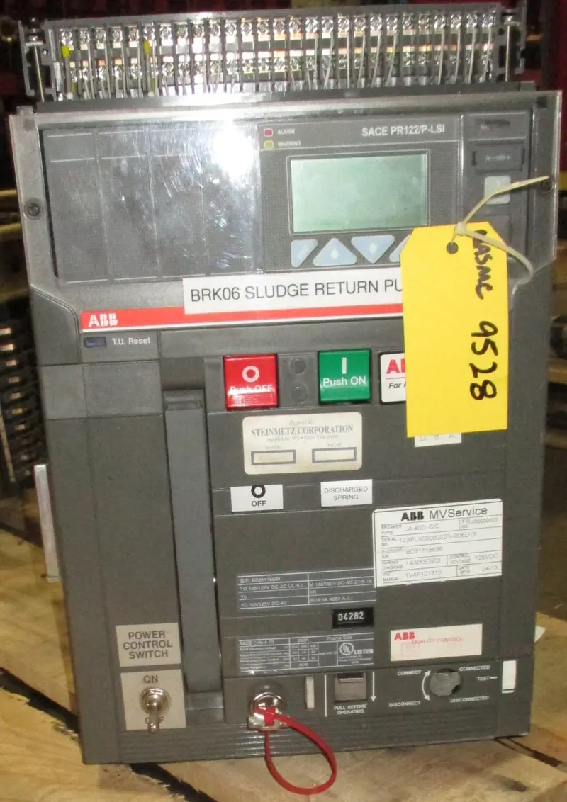 Abb Sace E1B-A02 La-800-Cic 100A Low-Voltage Circuit Breaker 1