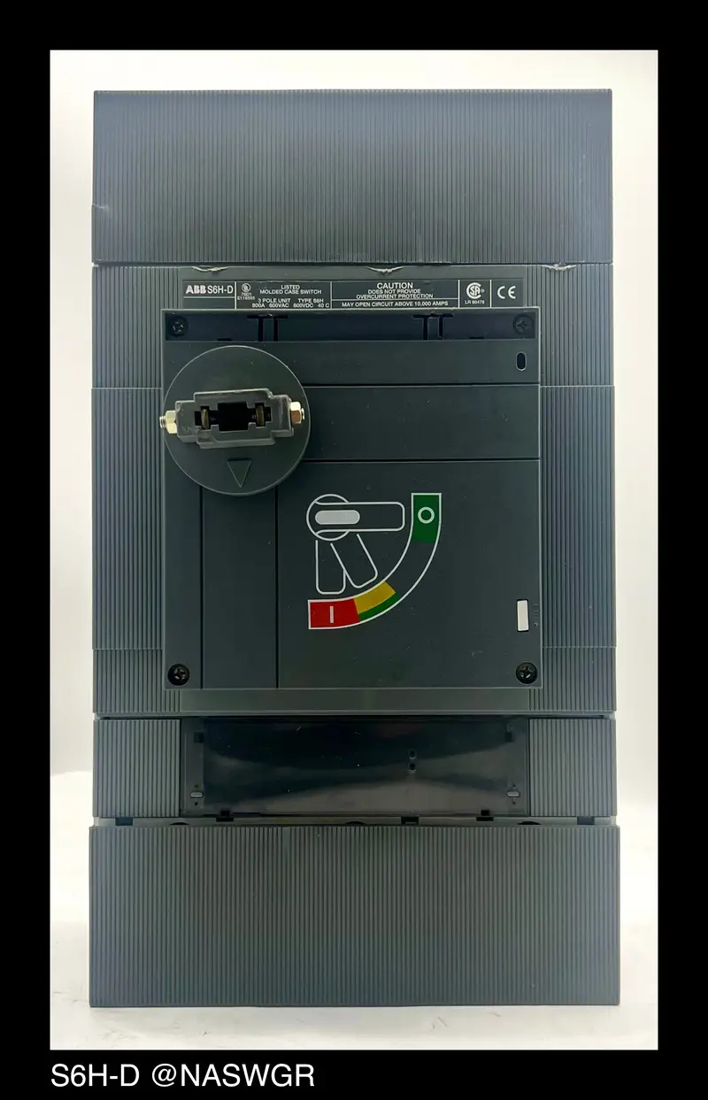 Abb Sace Isomax S6H-D 800A Molded Case Switch – Industrial Grade 1
