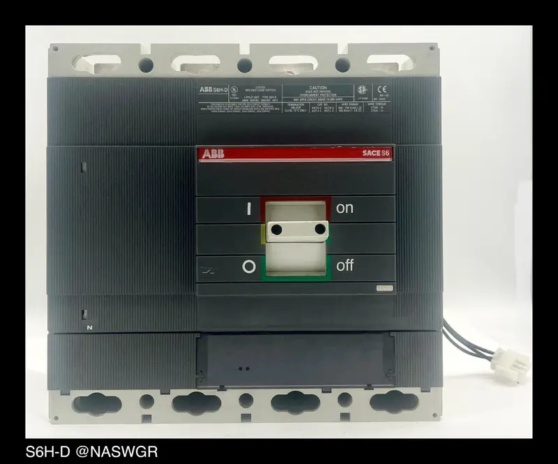 Abb Sace Isomax S6H-D Molded Case Switch — 800A Heavy-Duty Isolation 1