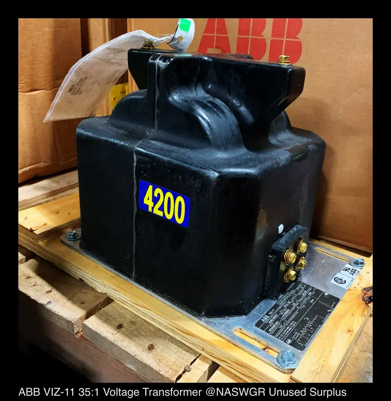 Abb Viz-11 923A381G0 35:1 Voltage Transformer — Unused 1