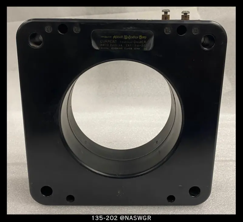 Abbott Magnetics 135-202 Current Transformer — 2000:5A Ratio 1