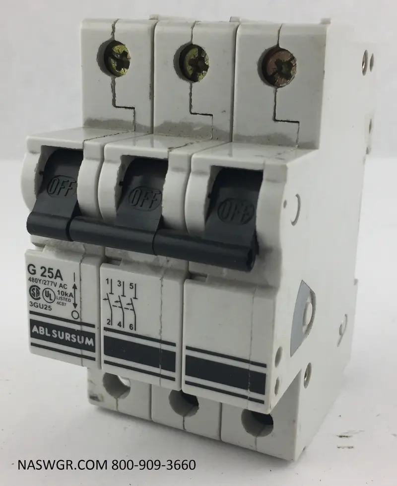 Abl Sursum 3Gu25 25-Amp Industrial Circuit Breaker 1
