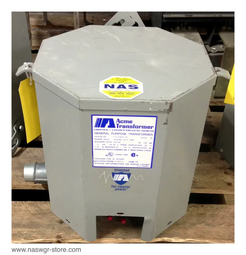 Acme T-2-53516-3S General-Purpose Transformer – 240/480 V Primary, 3R Outdoor Enclosure, X-3221-L Insulation 1