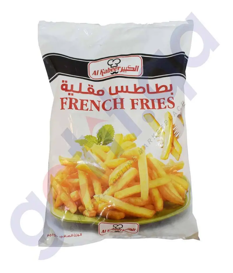 Al Kabeer Crispy French Fries – Frozen Pack 1