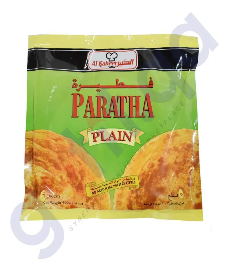 Al Kabeer Plain Paratha – 400 G Fresh Flatbread 1