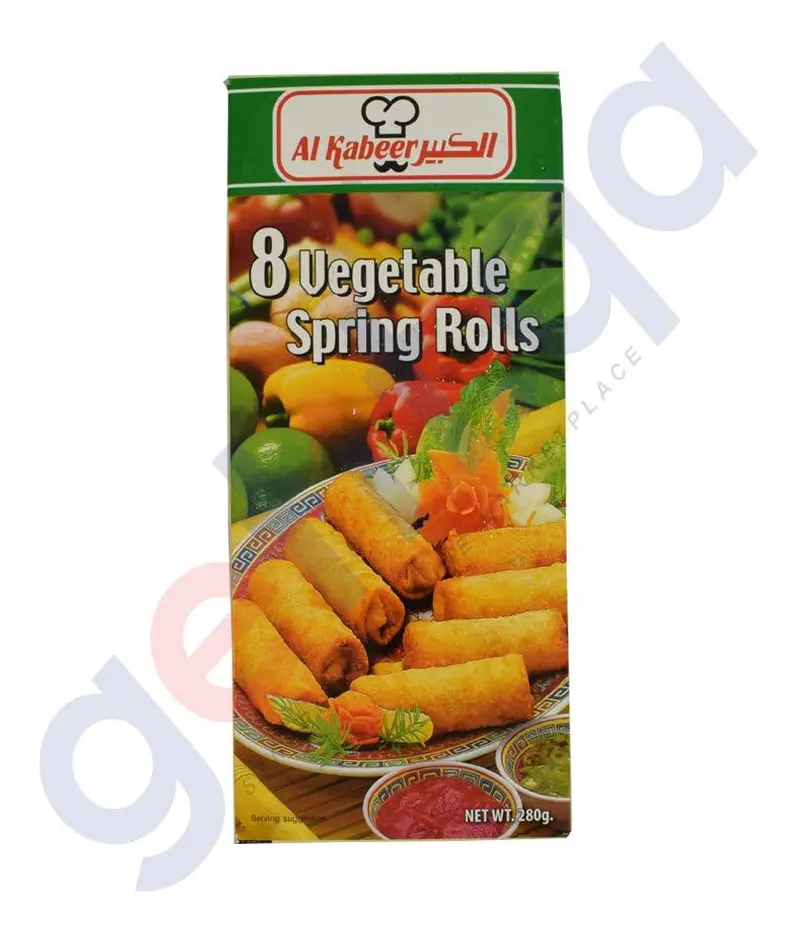 Al Kabeer Vegetable Spring Rolls – 280 G Frozen 1