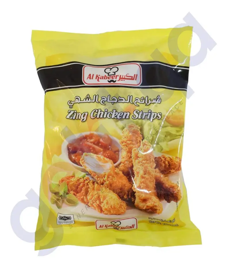 Al Kabeer Zing Chicken Strips – 1 Kg Crispy Frozen 1
