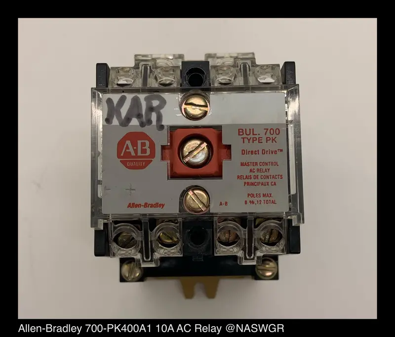 Allen-Bradley 700-Pk400A1 Industrial Ac Relay – 400V Coil, 10A Output 1