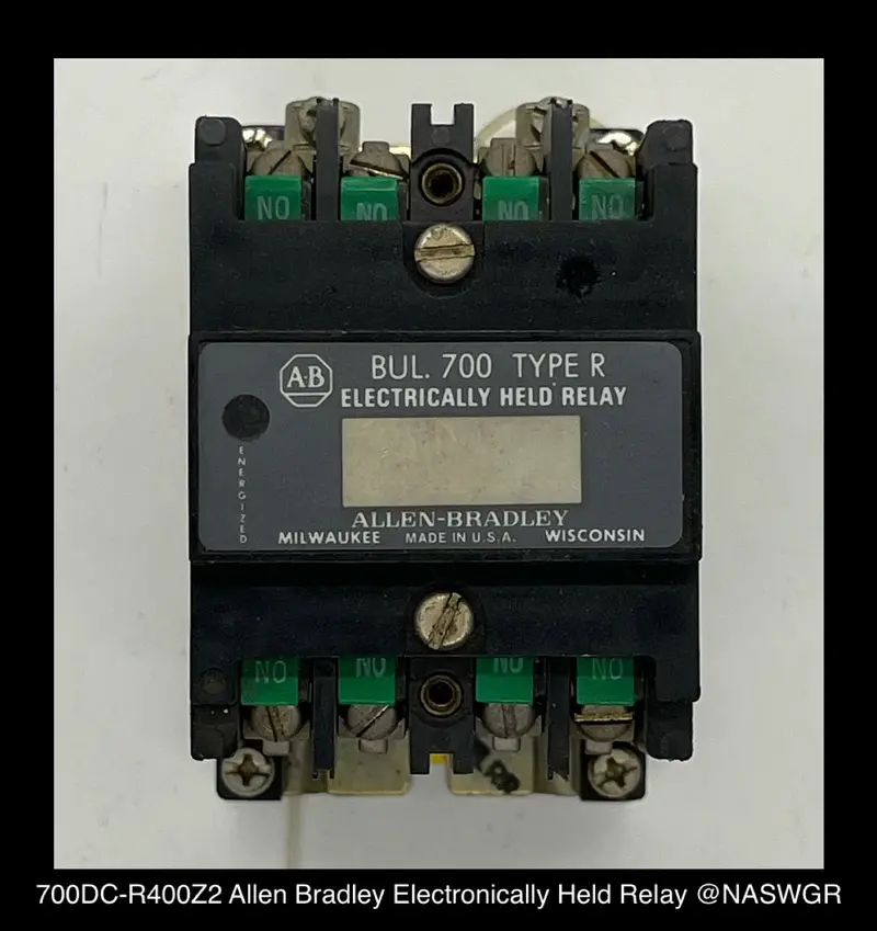 Allen-Bradley 700Dc-R400Z2 Electrically Held Control Relay 1