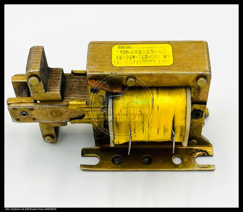 Allis-Chalmers La-600A, La-800A, And La-1600A Closing Solenoid – 240V Ac & 125V Dc – Part #18-724-513-002 1