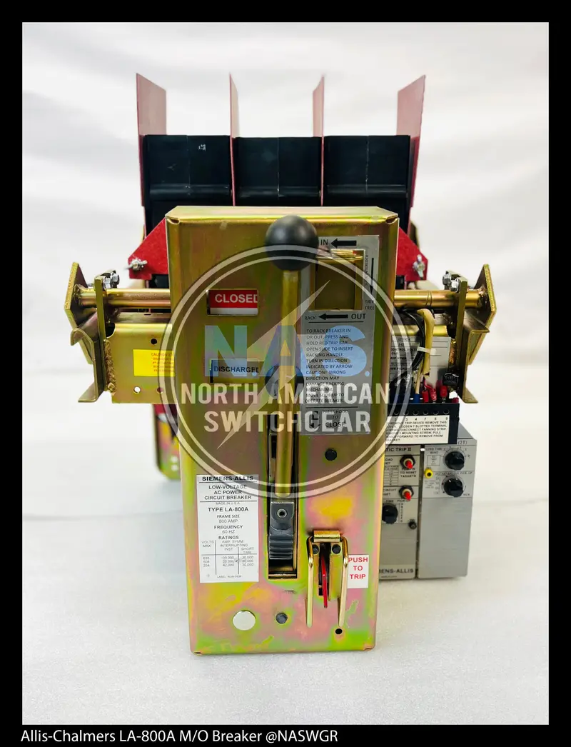 Allis-Chalmers La-800A Manual Air Circuit Breaker – Low-Voltage Power Distribution 1