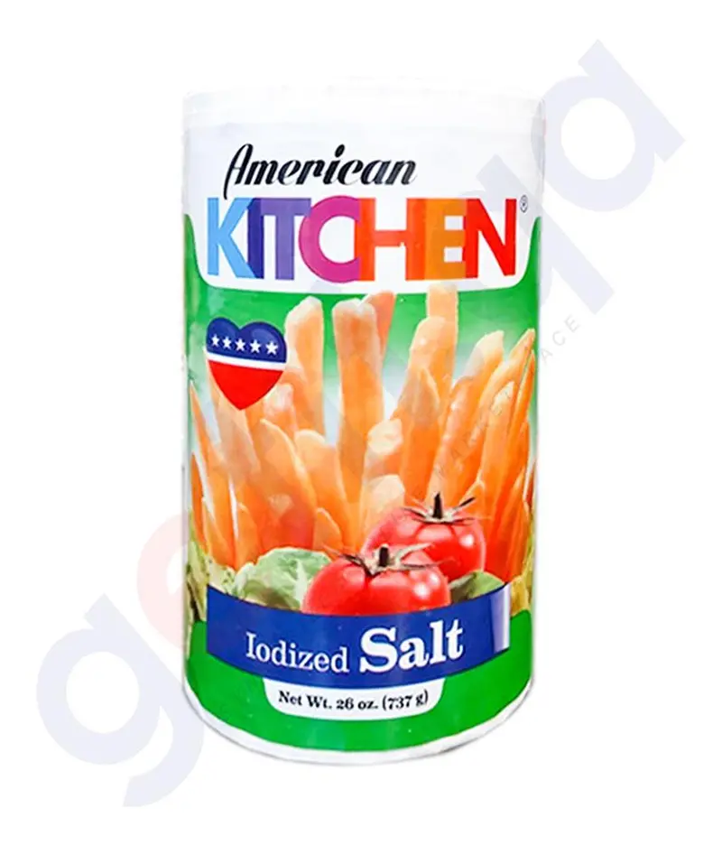 American Kitchen Iodized Table Salt – 737G Pack 1