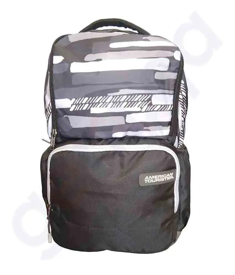 American Tourister Doodle Next Backpack – Black Youth School Bag With Laptop Compartment 1
