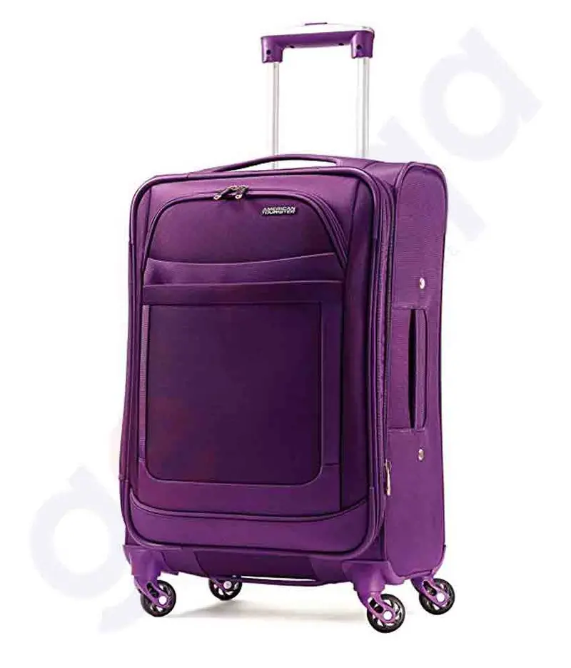 American Tourister Jamaica 58Cm Compact Spinner Suitcase In Purple 1