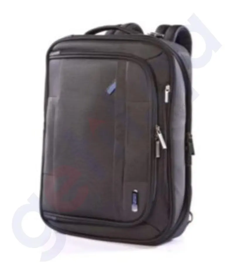 American Tourister Merit 3-Way Business Travel Bag – Black (Tote/Backpack/Shoulder) 1