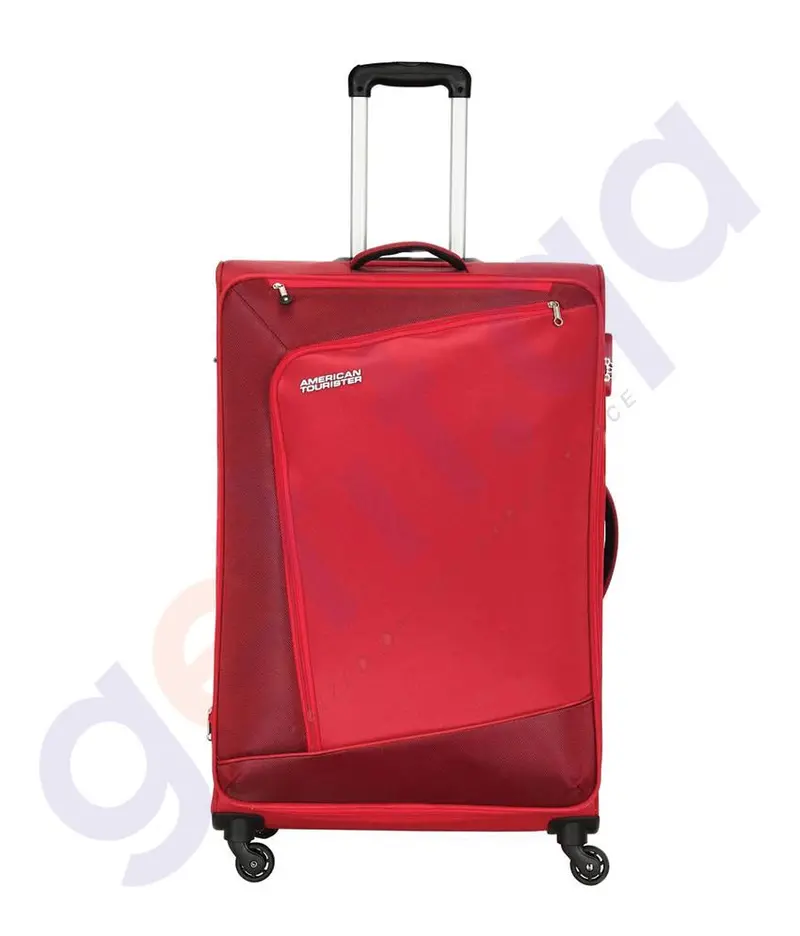 American Tourister Vienna 57 Cm Red Spinner Luggage – 29L Carry-On 1