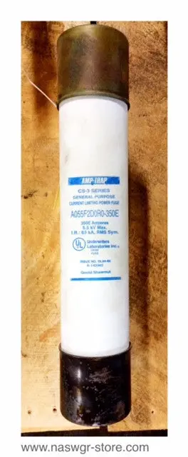 Amp-Trap / Gould Shawmut A055F2D0R0-350E Current-Limiting Power Fuse – 350E Amp Rating 1