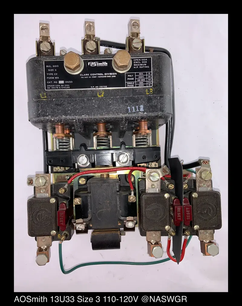 Ao Smith 13U33 Size 3 Motor Starter – Nema Enclosed 1