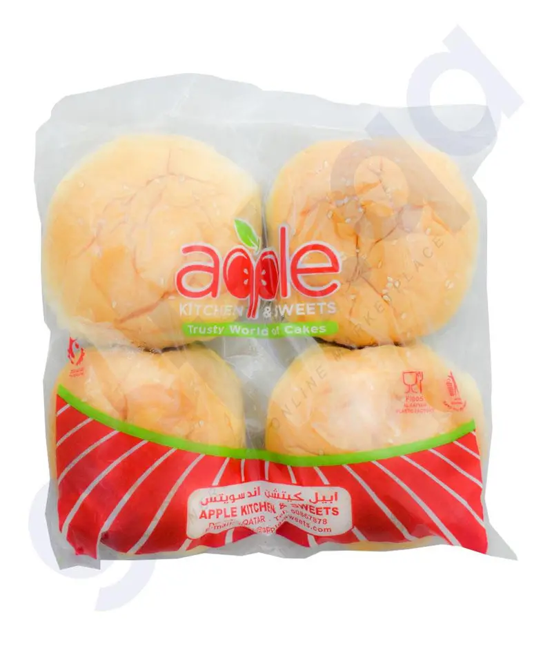 Apple Burger Buns – Pack Of 4 1