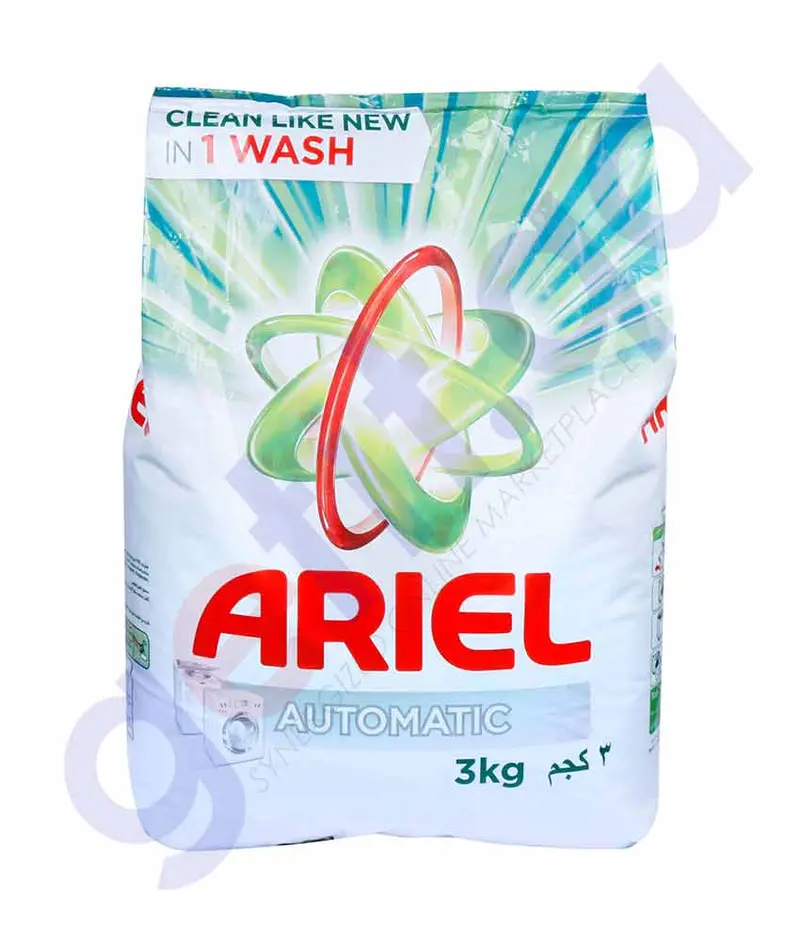Ariel Green Laundry Detergent – 3 Kg Refreshed Packaging 1
