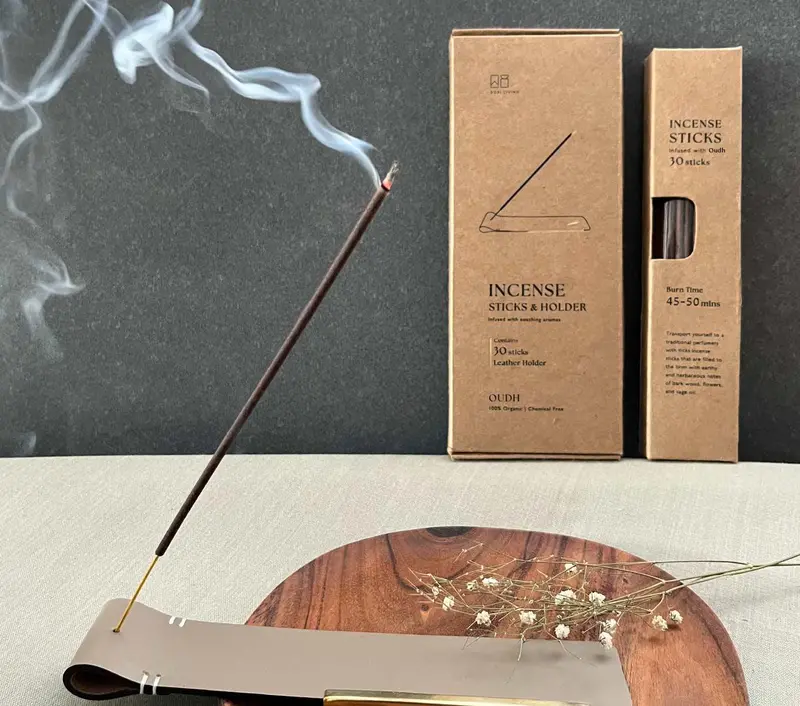 Artisan Incense Sticks With Ceramic Holder 1