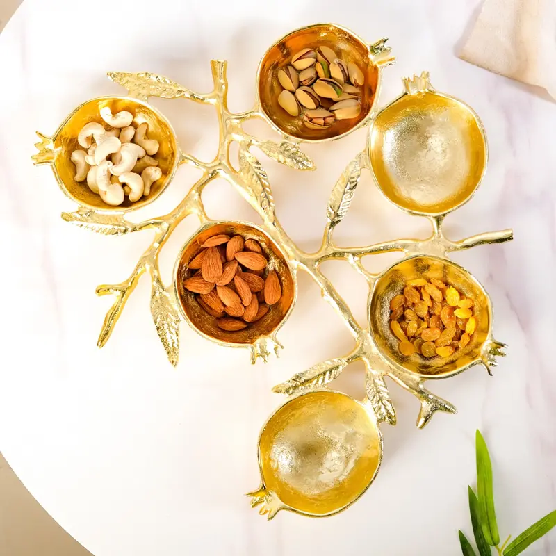 Artisanal Pomegranate-Shaped Serving Platter 1