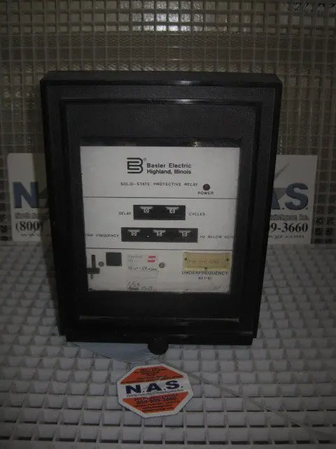 Basler Be1-81 Underfrequency Protection Relay For Grid Stability 1