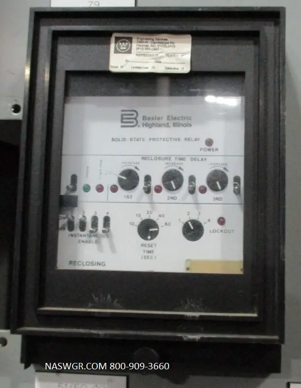 Basler Electric A1A-A5B-A3M1F Multi-Function Protective Relay 1