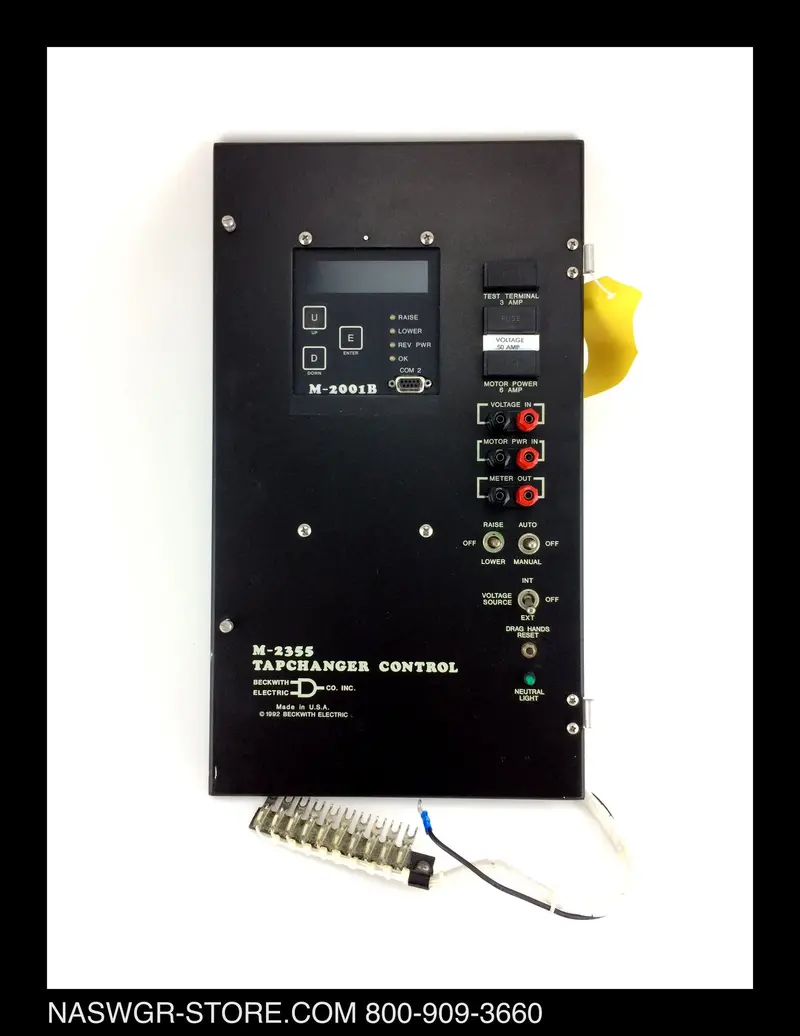 Beckwith Electric M-2355 / M-2001 Adapter Panel And Tapchanger Control Unit 1