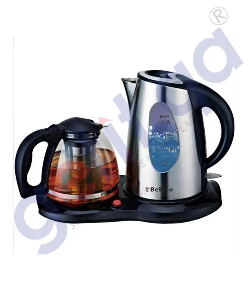 Belaco Stainless Steel Electric Kettle With Serving Pot – Bktp-01 1