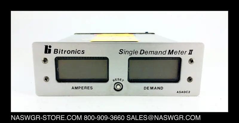 Bitronics Asadc2 Single Demand Meter Ii – 120Vac Input 1