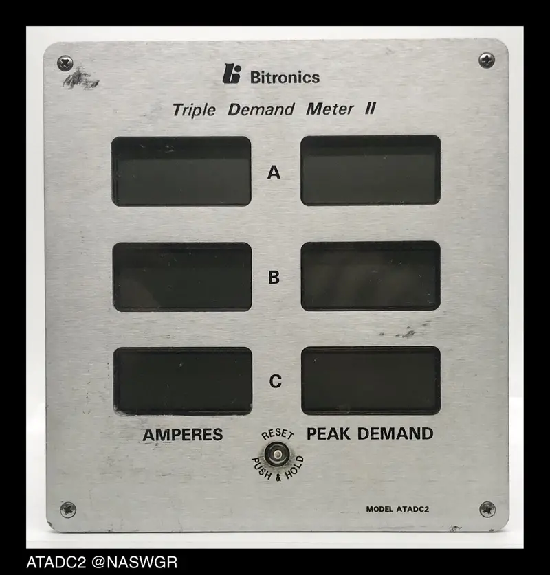 Bitronics Atadc2 Triple Demand Meter Ii – Ct Ratio 1200:5 1
